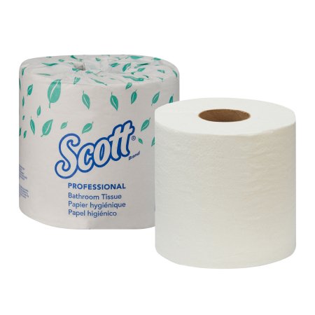 Tissue Toilet Scott® Essential White 2-Ply Standard Size Cored Roll 550 Sheets 4 X 4-1/10 Inch (1/RL 80RL/CS) by Kimberly-Clark Professional/Consumer  ID 04460